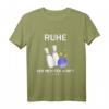 HapKoala Kegel T-Shirt mit Spruch 'Kniet nieder meine Knaben, der Meister wirft' – Lustiges Geschenk für Kegelverein, Team oder Rentner