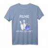 HapKoala Kegel T-Shirt mit Spruch 'Kniet nieder meine Knaben, der Meister wirft' – Lustiges Geschenk für Kegelverein, Team oder Rentner