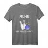 HapKoala Kegel T-Shirt mit Spruch 'Kniet nieder meine Knaben, der Meister wirft' – Lustiges Geschenk für Kegelverein, Team oder Rentner
