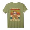 Liebevoll Lieber voll Biertrinker Faultier Bier T-Shirt – Lustiges Männer Shirt für Wochenende, Männertag & Vatertag