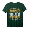 Abschiedsgeschenk Kollegen - Lustiges T-Shirt zum Jobwechsel oder Ruhestand mit Spruch 'Diese Legende verlässt das beste Team der Welt'