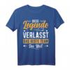 Abschiedsgeschenk Kollegen - Lustiges T-Shirt zum Jobwechsel oder Ruhestand mit Spruch 'Diese Legende verlässt das beste Team der Welt'