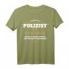 Polizist in Pension Abschied T-Shirt - Lustiges Geschenk für Polizeibeamte im Ruhestand & Pensionierung Party