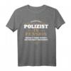 Polizist in Pension Abschied T-Shirt - Lustiges Geschenk für Polizeibeamte im Ruhestand & Pensionierung Party