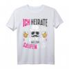Polterabend T-Shirt für Bräutigam und Männer - Lustiges JGA Outfit mit Spruch für Junggesellenabschied & Party vor der Hochzeit