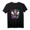 Rosa oder Blau? Oma liebt dich – Lustiges Babyparty T-Shirt für zukünftige Großmütter, Schwangerschaftsankündigung & Team Pink/Blue Geschenk
