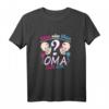 Rosa oder Blau? Oma liebt dich – Lustiges Babyparty T-Shirt für zukünftige Großmütter, Schwangerschaftsankündigung & Team Pink/Blue Geschenk