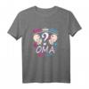 Rosa oder Blau? Oma liebt dich – Lustiges Babyparty T-Shirt für zukünftige Großmütter, Schwangerschaftsankündigung & Team Pink/Blue Geschenk