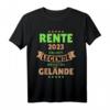 RENTE 2023 - EINE LEGENDE VERLÄSST DAS GELÄNDE! Lustiges Rentner T-Shirt für den Ruhestand, Geburtstag & Abschiedsgeschenk für Väter, Opas & Kollegen