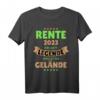 RENTE 2023 - EINE LEGENDE VERLÄSST DAS GELÄNDE! Lustiges Rentner T-Shirt für den Ruhestand, Geburtstag & Abschiedsgeschenk für Väter, Opas & Kollegen