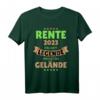 RENTE 2023 - EINE LEGENDE VERLÄSST DAS GELÄNDE! Lustiges Rentner T-Shirt für den Ruhestand, Geburtstag & Abschiedsgeschenk für Väter, Opas & Kollegen