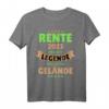 RENTE 2023 - EINE LEGENDE VERLÄSST DAS GELÄNDE! Lustiges Rentner T-Shirt für den Ruhestand, Geburtstag & Abschiedsgeschenk für Väter, Opas & Kollegen