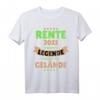 RENTE 2023 - EINE LEGENDE VERLÄSST DAS GELÄNDE! Lustiges Rentner T-Shirt für den Ruhestand, Geburtstag & Abschiedsgeschenk für Väter, Opas & Kollegen