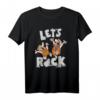 The Flintstones Let's Rock T-Shirt - Lizenziertes Cartoon-Design, Retro Style, Perfekt für Fans und Nostalgie-Liebhaber