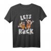 The Flintstones Let's Rock T-Shirt - Lizenziertes Cartoon-Design, Retro Style, Perfekt für Fans und Nostalgie-Liebhaber