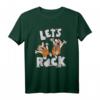 The Flintstones Let's Rock T-Shirt - Lizenziertes Cartoon-Design, Retro Style, Perfekt für Fans und Nostalgie-Liebhaber