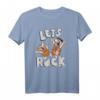The Flintstones Let's Rock T-Shirt - Lizenziertes Cartoon-Design, Retro Style, Perfekt für Fans und Nostalgie-Liebhaber