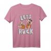 The Flintstones Let's Rock T-Shirt - Lizenziertes Cartoon-Design, Retro Style, Perfekt für Fans und Nostalgie-Liebhaber