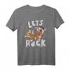 The Flintstones Let's Rock T-Shirt - Lizenziertes Cartoon-Design, Retro Style, Perfekt für Fans und Nostalgie-Liebhaber