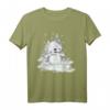 Süßer Schneemann in Weiß Wintermotiv T-Shirt - Perfektes Weihnachts- und Wintergeschenk für Kinder und Familie