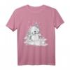 Süßer Schneemann in Weiß Wintermotiv T-Shirt - Perfektes Weihnachts- und Wintergeschenk für Kinder und Familie