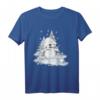 Süßer Schneemann in Weiß Wintermotiv T-Shirt - Perfektes Weihnachts- und Wintergeschenk für Kinder und Familie