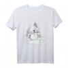 Süßer Schneemann in Weiß Wintermotiv T-Shirt - Perfektes Weihnachts- und Wintergeschenk für Kinder und Familie