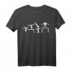 Vierkampf Turnen T-Shirt für Mädchen und Frauen – Klassisch geschnitten, doppelt genähter Saum für Sport und Training