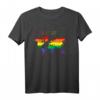 Gay LGBTQ Rainbow Regenbogen Farben T-Shirt - Buntes Support-Design für Pride, Coming Out & LGBTQ-Community