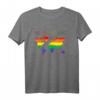Gay LGBTQ Rainbow Regenbogen Farben T-Shirt - Buntes Support-Design für Pride, Coming Out & LGBTQ-Community