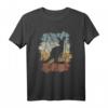 Retro Vintage Känguru Silhouette T-Shirt - Funky Beuteltier Design im Old School Stil für Tier- und Australien-Fans