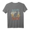 Retro Vintage Känguru Silhouette T-Shirt - Funky Beuteltier Design im Old School Stil für Tier- und Australien-Fans