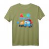 Der wissbegierige Muldenkipper LEO und Scoop T-Shirt für Kinder – Lustiges, pädagogisches Bauwagen Design, ideal für Babys und Kleinkinder