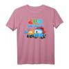 Der wissbegierige Muldenkipper LEO und Scoop T-Shirt für Kinder – Lustiges, pädagogisches Bauwagen Design, ideal für Babys und Kleinkinder