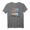 Der wissbegierige Muldenkipper LEO und Scoop T-Shirt für Kinder – Lustiges, pädagogisches Bauwagen Design, ideal für Babys und Kleinkinder
