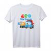 Der wissbegierige Muldenkipper LEO und Scoop T-Shirt für Kinder – Lustiges, pädagogisches Bauwagen Design, ideal für Babys und Kleinkinder