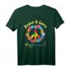 Hippie T-Shirt Acidhead Woodstock Frieden Peace - Psychedelisches Flower Power Shirt für Herren Damen und Kinder
