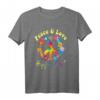 Hippie T-Shirt Acidhead Woodstock Frieden Peace - Psychedelisches Flower Power Shirt für Herren Damen und Kinder