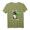 Lustiges Kleeblatt Zwerg T-Shirt für Silvester 2024 - Glückwünsche & Neujahrsküsse zum neuen Jahr