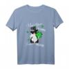 Lustiges Kleeblatt Zwerg T-Shirt für Silvester 2024 - Glückwünsche & Neujahrsküsse zum neuen Jahr