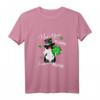 Lustiges Kleeblatt Zwerg T-Shirt für Silvester 2024 - Glückwünsche & Neujahrsküsse zum neuen Jahr