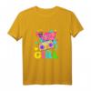 80s Girl T-Shirt für 80er Jahre Mottoparty – Perfektes Kostüm für 80er Jahre Themenparty
