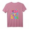 80s Girl T-Shirt für 80er Jahre Mottoparty – Perfektes Kostüm für 80er Jahre Themenparty