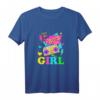 80s Girl T-Shirt für 80er Jahre Mottoparty – Perfektes Kostüm für 80er Jahre Themenparty
