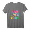 80s Girl T-Shirt für 80er Jahre Mottoparty – Perfektes Kostüm für 80er Jahre Themenparty