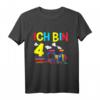 Kinder 4. Geburtstag Eisenbahn Zug T-Shirt - Lustiges Geschenk für 4-Jährige Jungen, Lokomotivführer und Eisenbahnliebhaber