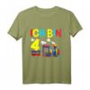 Kinder 4. Geburtstag Eisenbahn Zug T-Shirt - Lustiges Geschenk für 4-Jährige Jungen, Lokomotivführer und Eisenbahnliebhaber