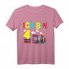 Kinder 4. Geburtstag Eisenbahn Zug T-Shirt - Lustiges Geschenk für 4-Jährige Jungen, Lokomotivführer und Eisenbahnliebhaber