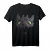 HapKoala Toothless Night Fury Big Face Costume T-Shirt – Perfekt für Halloween, Geburtstage & Dragon Fans
