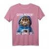 Guten Morgen? Ganz dünnes Eis! Lustiges Kaffee Spruch T-Shirt für Morgenmuffel, Schichtarbeiter & Katzenliebhaber